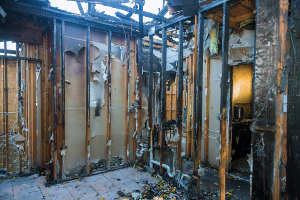 Professional Fire Damage Removal technician working in Dublin, VA